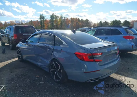 2021 Honda Accord Sport 2.0T из США, поврежденный, VIN 1HGCV2F30MA006412